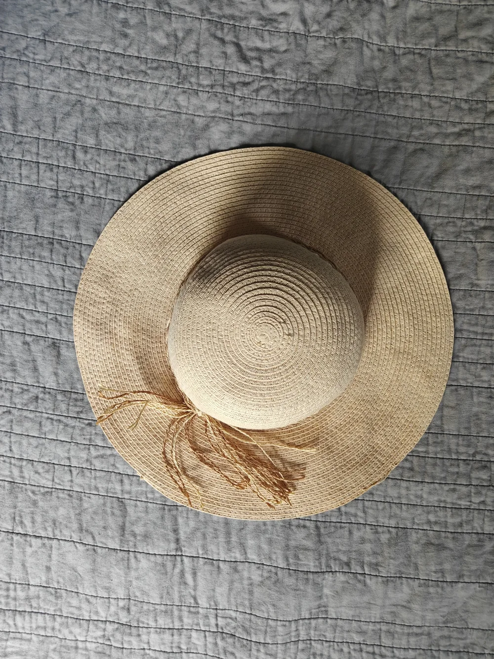 Source Unknown Braided Straw Sun Hat - Beige